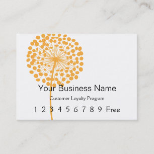 Loyalty Card :: Orange Dandelion