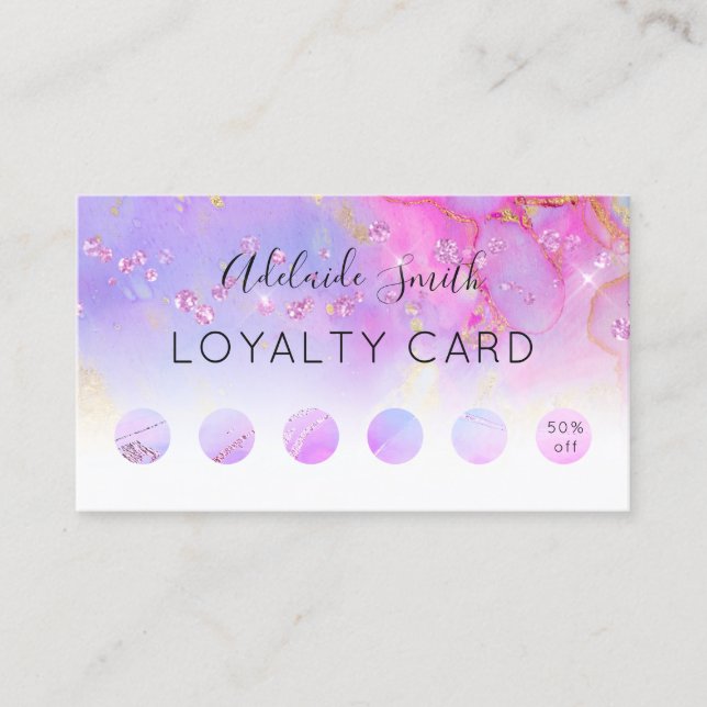 loyalty card purple shades (Front)