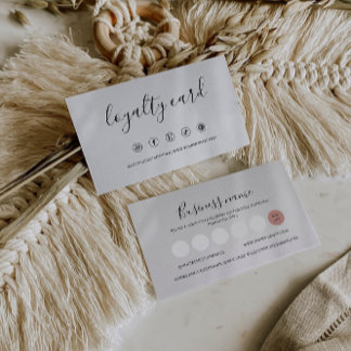 Loyalty Card Template, Modern Customer Loyalty