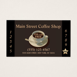 Loyalty Coffee Punch Card