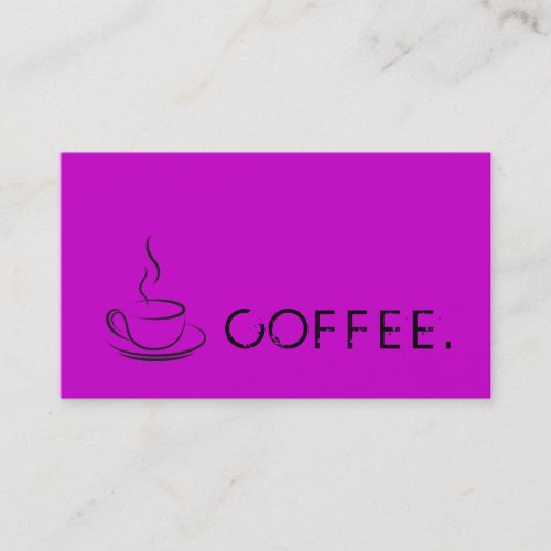 Loyalty Coffee Punch Deep Magenta Background