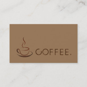 Loyalty Coffee Punch Modern Dirt Background Card