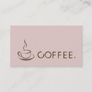 Loyalty Coffee Punch Modern Dust Storm Background Card