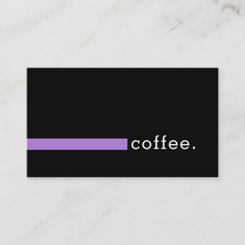Loyalty Coffee Punch Modern Lavender