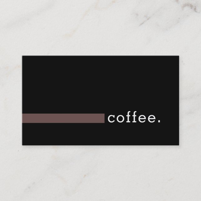 Loyalty Coffee Punch Modern Liver Card (Front)
