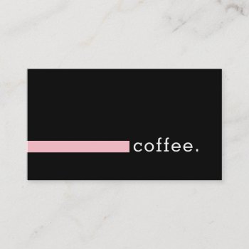 Loyalty Coffee Punch Modern Pink by NhanNgo at Zazzle