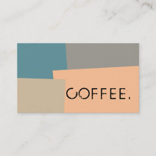 Loyalty Coffee Punch Modern Retro Color #11 Card