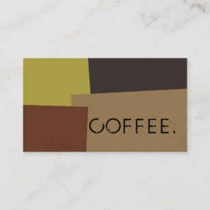 Loyalty Coffee Punch Modern Retro Color #16 Card