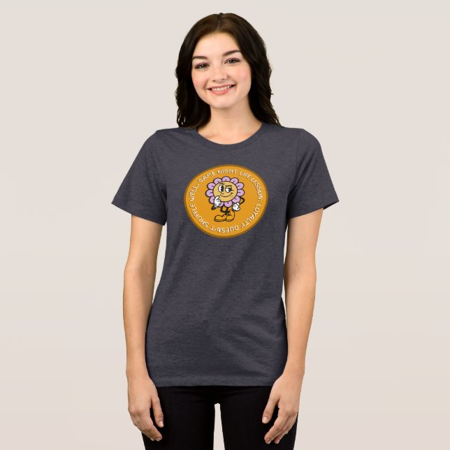 Loyalty Doesn't Shuffle Well Tri-Blend Shirt (Front Full)