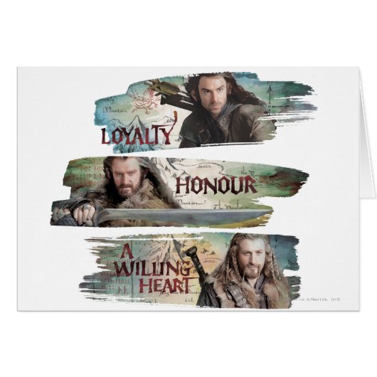 Loyalty, Honor, A Willing Heart Cards (Front Horizontal)