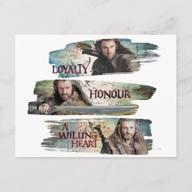 Loyalty, Honor, A Willing Heart Postcard (Front)