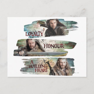 Loyalty, Honor, A Willing Heart Postcard