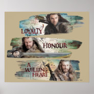 Loyalty, Honor, A Willing Heart Poster at Zazzle