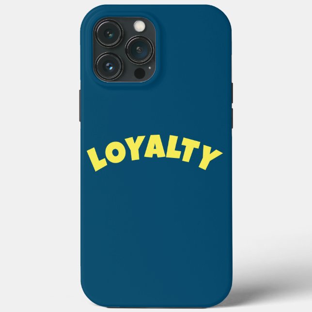 loyalty iphone 13 case (Back)