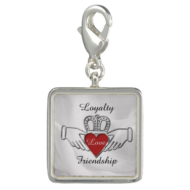 Loyalty Love Friendship Claddagh Charm (Front)