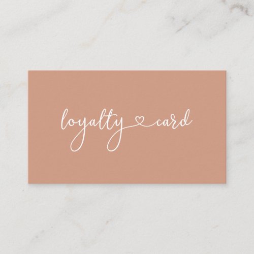 Loyalty Map 5 Nails Lashes Beauty Business Card