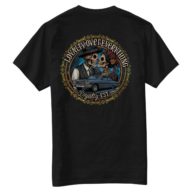 Loyalty over Everything Catrina  Back hit T-Shirt (Loyalty over Everything Catrina Back hit T-Shirt)