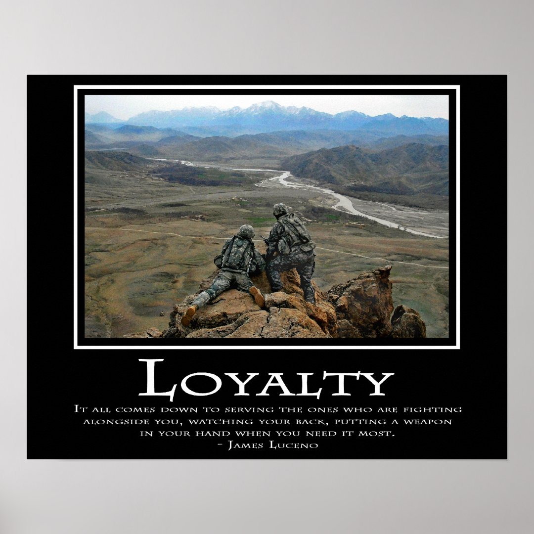 Loyalty Poster | Zazzle