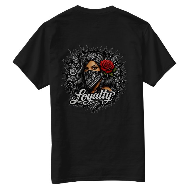 Loyalty Print  Back hit T-Shirt (Loyalty Print Back hit T-Shirt)