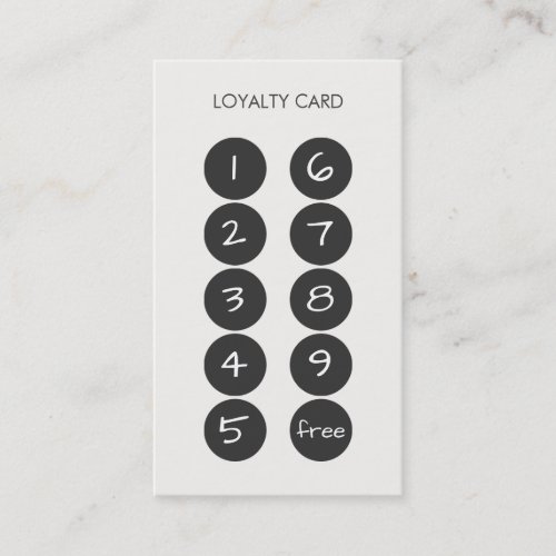 Loyalty Punch Business Card
