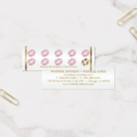 Loyalty Punch Card - Pink Glitter