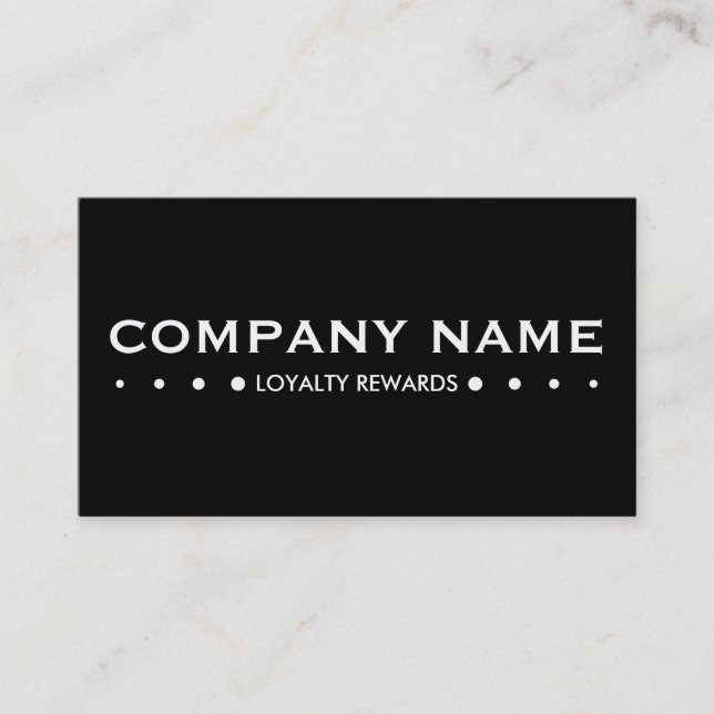 LOYALTY pyramid punch card (color customizable) (Front)