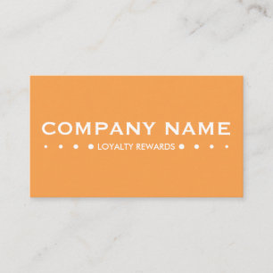 LOYALTY pyramid stamp card (color customizable)