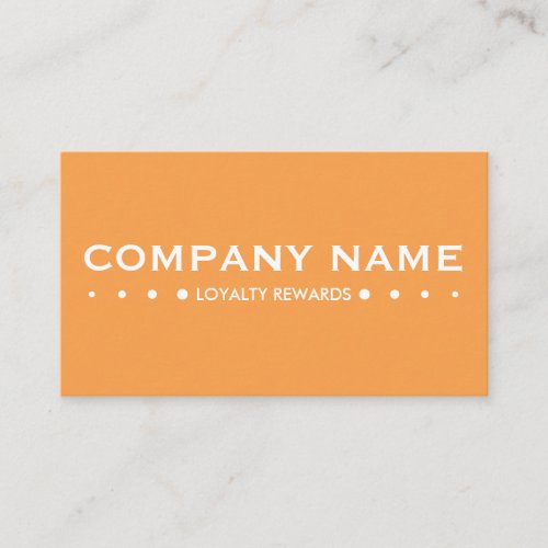 LOYALTY pyramid stamp card color customizable