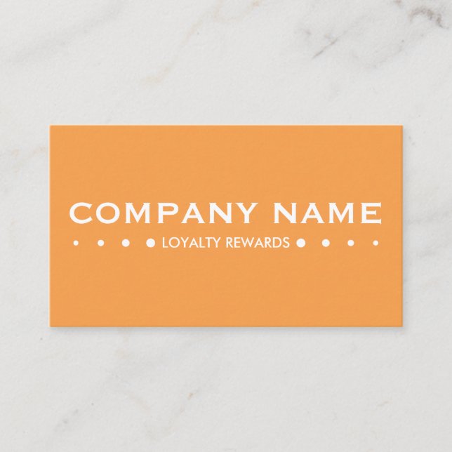 LOYALTY pyramid stamp card (color customizable) (Front)