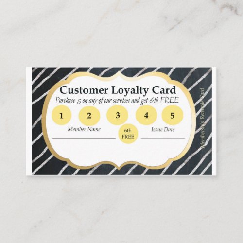 Loyalty Rewards Card