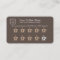 Loyalty Rewards Punch Card - Coffee Shops & Cafe's