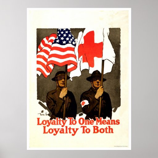 Loyalty to one means loyalty to both posters | Zazzle