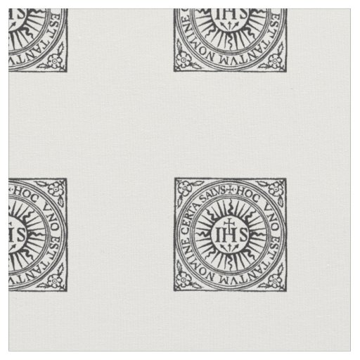 Loyola Christogram  Fabric