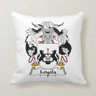 Loyola Family Crest Throw Pillow