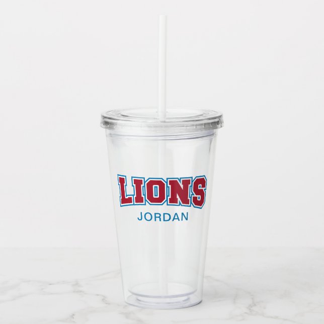 Loyola Marymount Lions Acrylic Tumbler (Front)