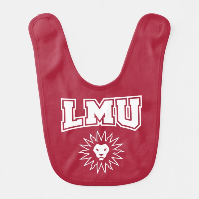 Loyola Marymount Lions Baby Bib (Front)