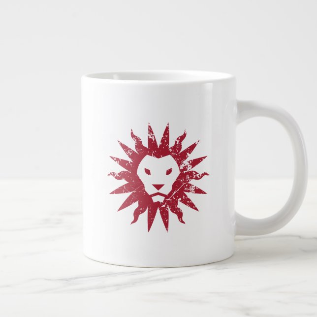 Loyola Marymount Lions Distressed Giant Coffee Mug (Right)