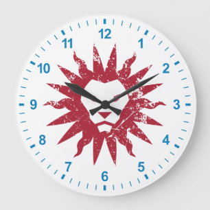 Loyola Marymount Lions Distressed Large Clock