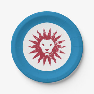 Loyola Marymount Lions Distressed Paper Plates