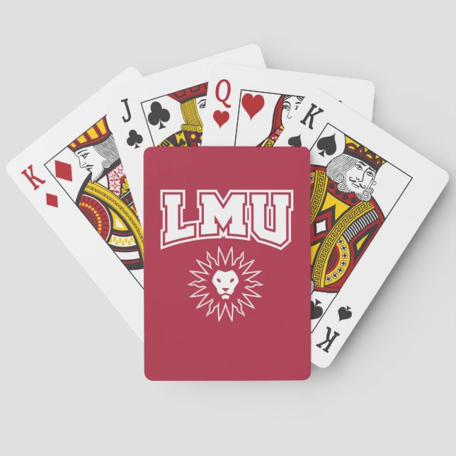 Loyola Marymount Lions Poker Cards (Back)