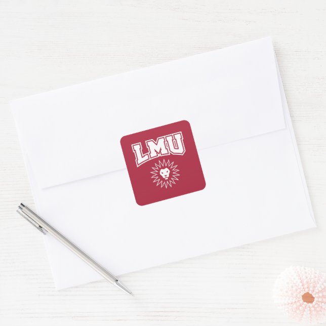 Loyola Marymount Lions Square Sticker (Envelope)