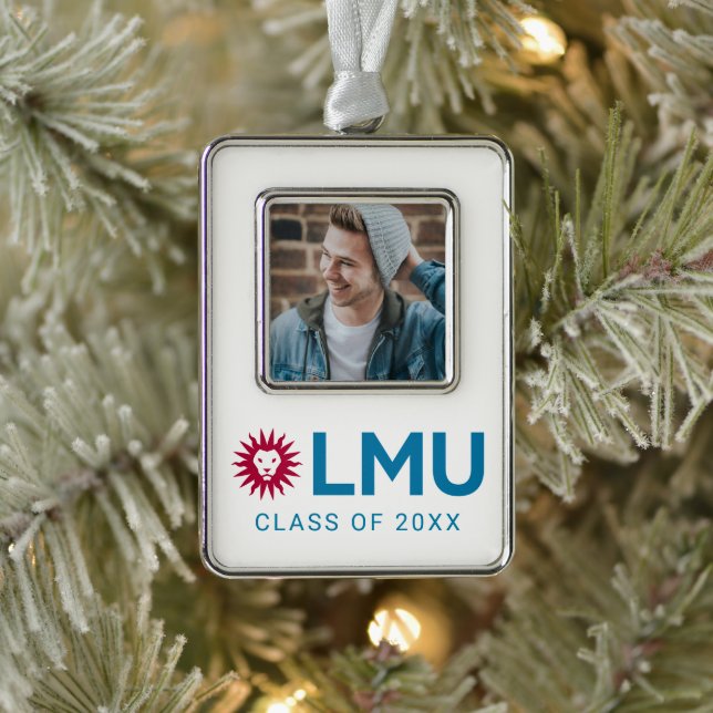 Loyola Marymount University Holiday Pattern 3 Christmas Ornament (Tree)