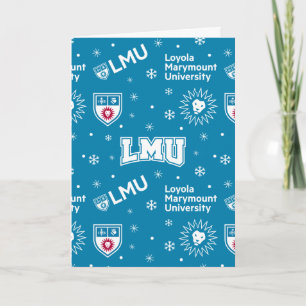 Loyola Marymount University Holiday Pattern Card