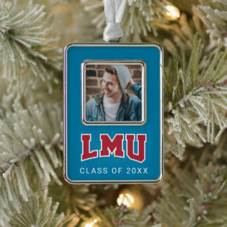 Loyola Marymount University Holiday Pattern Christmas Ornament