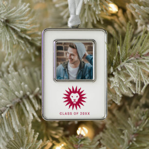Loyola Marymount University Holiday Pattern Christmas Ornament