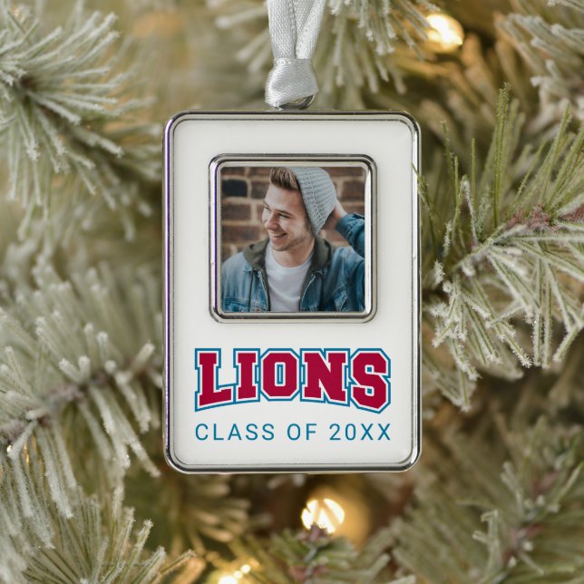 Loyola Marymount University Holiday Pattern Christmas Ornament (Tree)