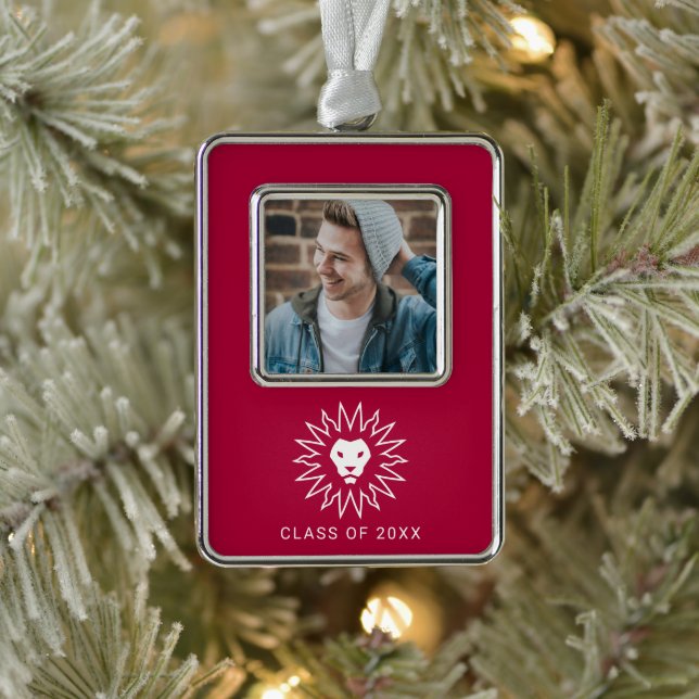 Loyola Marymount University Holiday Pattern Christmas Ornament (Tree)