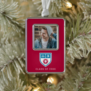 Loyola Marymount University Holiday Pattern Christmas Ornament