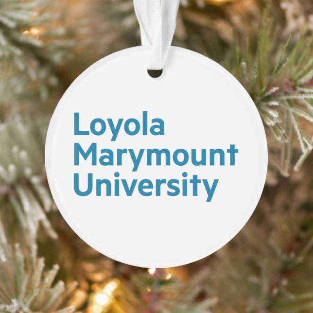 Loyola Marymount University Holiday Pattern Ornament (Tree)