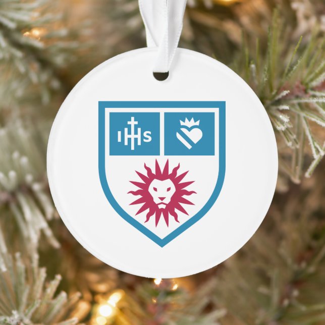 Loyola Marymount University Holiday Pattern Ornament (Tree)